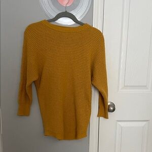 Expressions Mustard Crew Neck Sweater